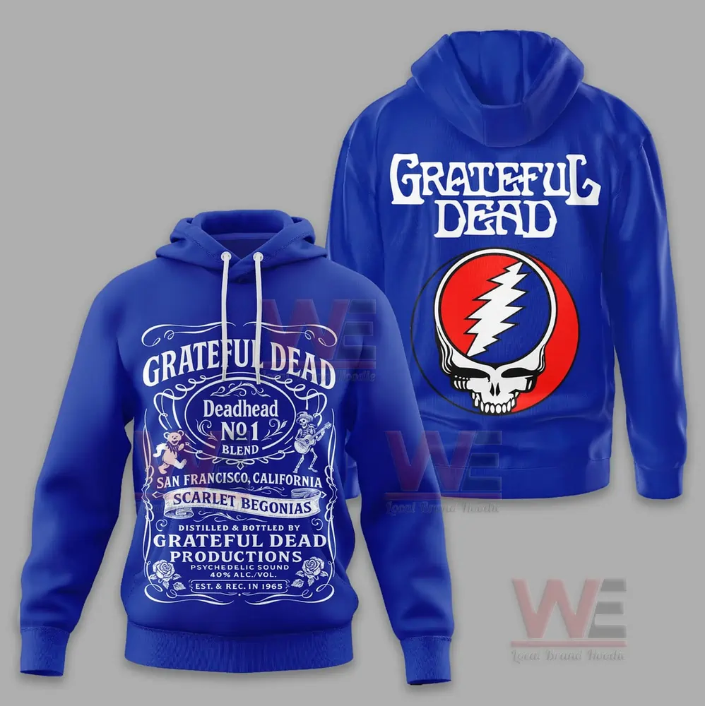 Greatful Dead Deadhead No. 1 Hoodie 10 Greatful Dead Deadhead No. 1 Hoodie - Image 10
