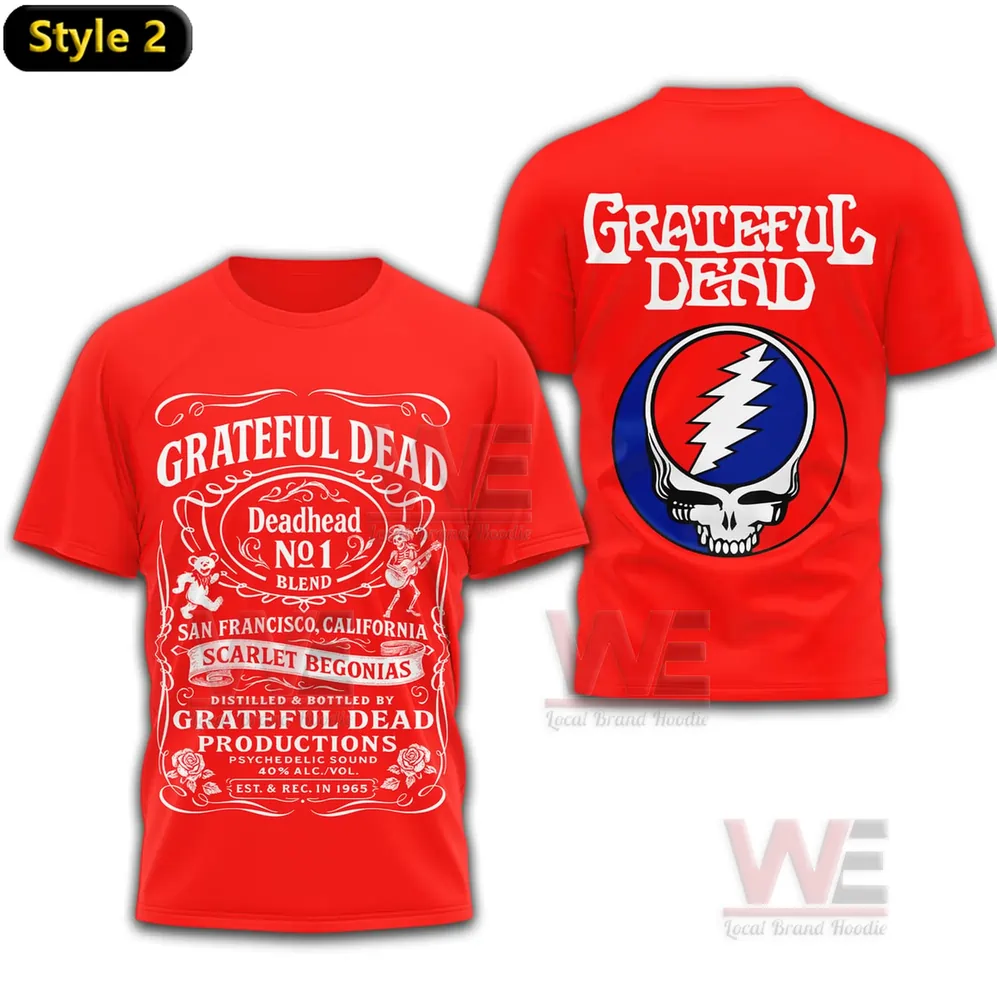 Greatful Dead Deadhead No. 1 T-Shirt - WeLocalBrandHoodie