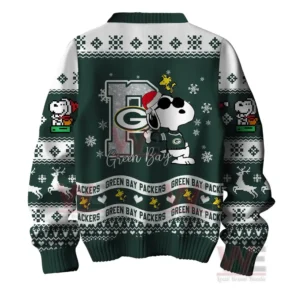 Green Bay Packers Premium NFL Peanuts Snoopy Ugly Sweater
