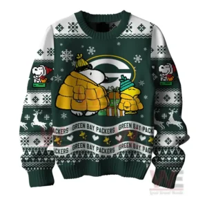Green Bay Packers Premium NFL Peanuts Snoopy Ugly Sweater 4 green bay packers premium nfl peanuts snoopy ugly sweater img 1 UDVvV