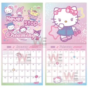 Hello Kitty Playful Pink 2026 Wall Calendar 16 hello kitty playful pink 2026 wall calendar img 10 rZIZw