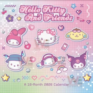 Hello Kitty Playful Pink 2026 Wall Calendar 19 hello kitty playful pink 2026 wall calendar img 5 hgtyN
