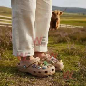 highland cow crocs croband clogs with charms img 4 PCNxo