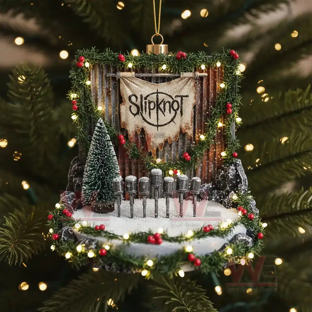 HOT Slipknot Band Christmas Ornament 6 HOT Slipknot Band Christmas Ornament - Image 6