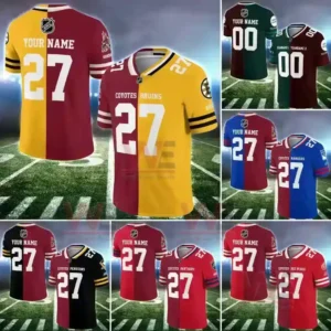 house divided vneck football jersey custom any teams img 4