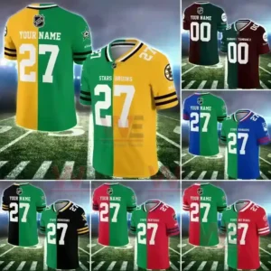 house divided vneck football jersey custom any teams img 5
