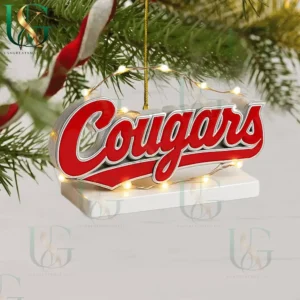 houston cougars christmas tree topper with ornament img 4