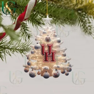 houston cougars christmas tree topper with ornament img 6