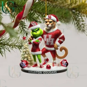 houston cougars christmas tree topper with ornament img 8