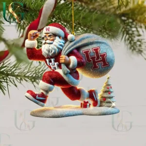 houston cougars christmas tree topper with ornament img 9
