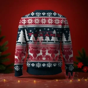 Houston Texans NFL Christmas Ugly Sweater 2025