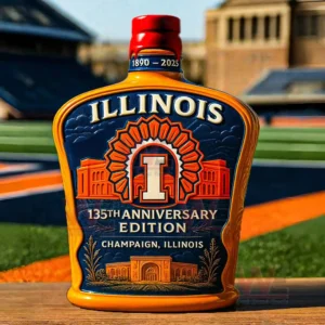 illinois 135th anniversary 1890 2025 whiskey bottle img 7 rh6Q1