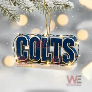 indianaplis colts christmas tree topper with ornament img 5