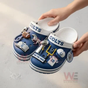 Indianapolis Colts NFL Crocs Crocband Clogs With Charms 9 indianapolis colts nfl crocs clogs with charms img 4 a29XO
