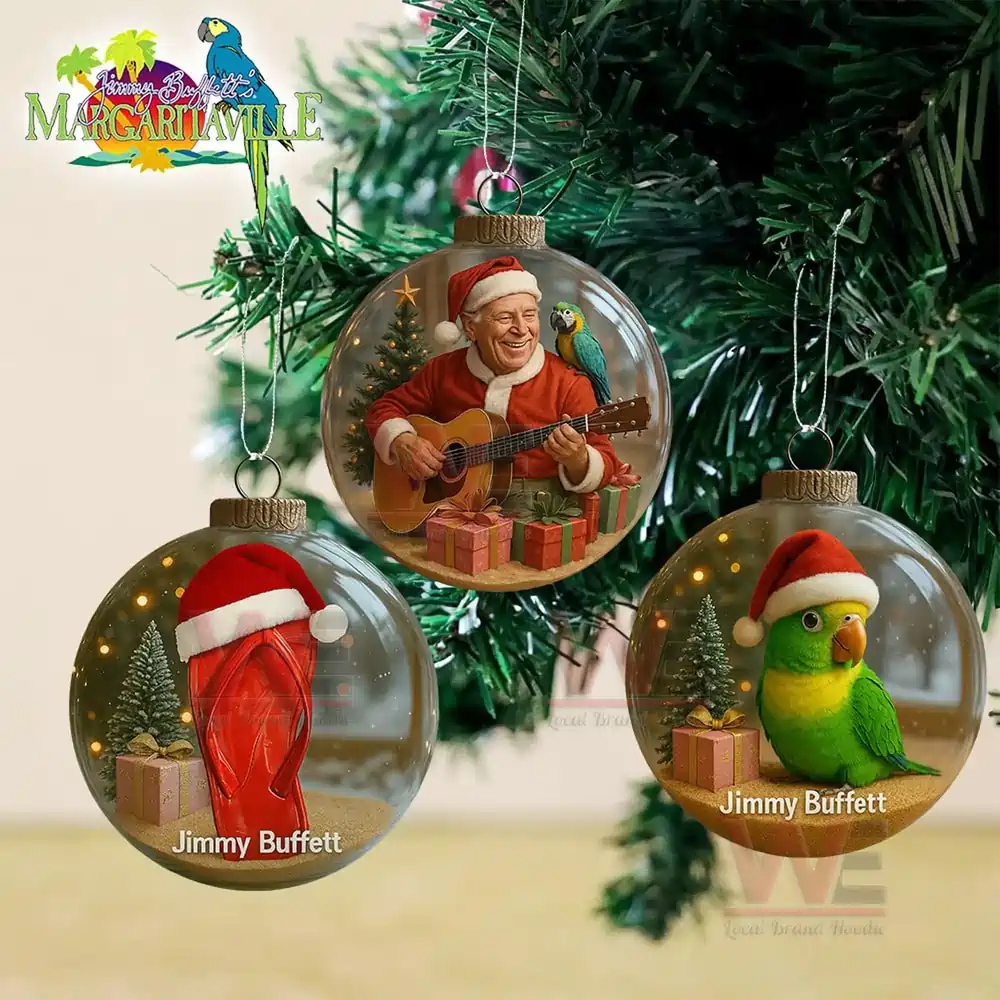 Jimmy Buffett Christmas Ornament 5 Jimmy Buffett Christmas Ornament - Image 5