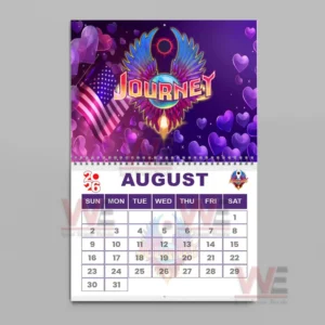 journey rock band 2026 wall calendar img 5