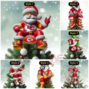 kansas city chiefs christmas tree topper img 8