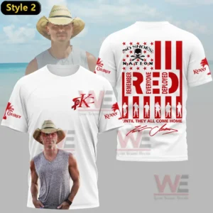 White graphic tshirt with bold red text and clear front portrait image!