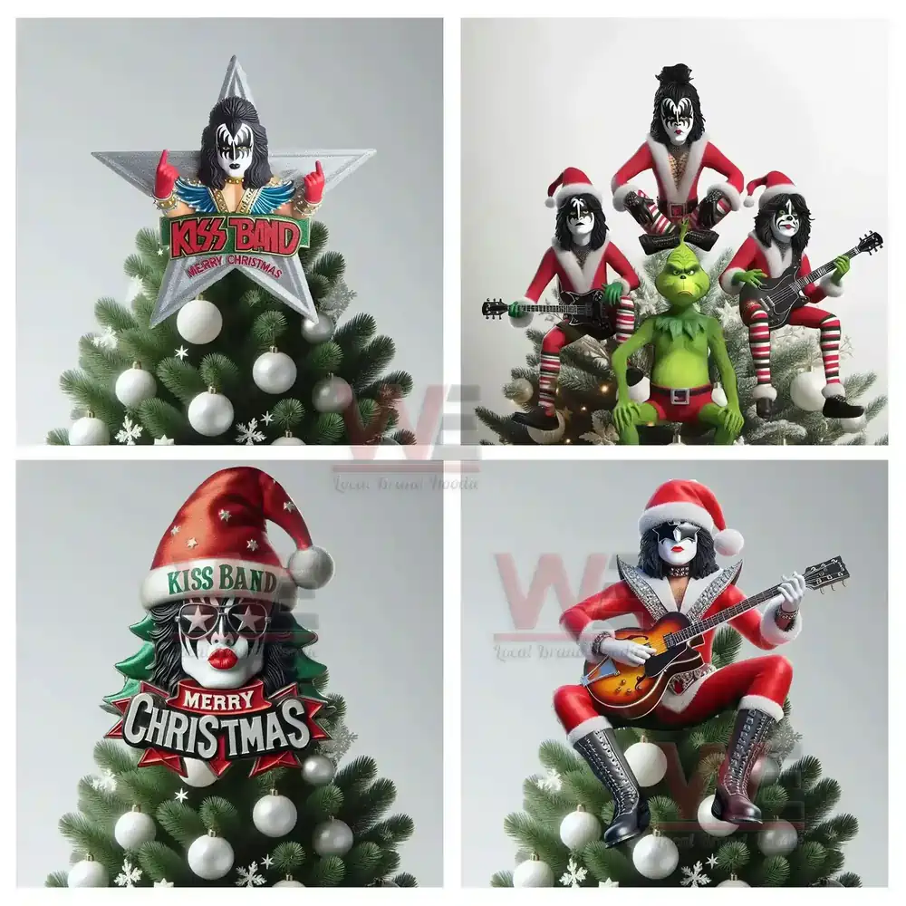 Kiss Band Christmas Tree Topper 5 Kiss Band Christmas Tree Topper - Image 5