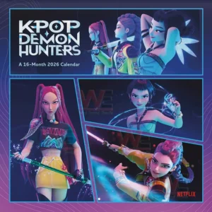 Animated characters in action poses arranged in angled frames with a neon futuristic style!