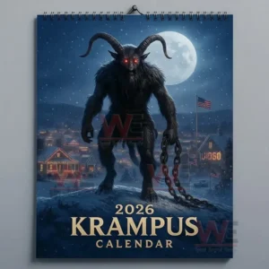 Krampus 2026 Wall Calendar
