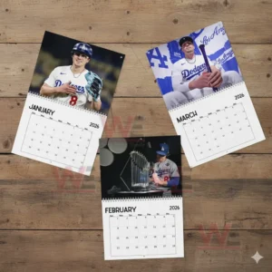 LA Dodgers Kike Hernandez 2026 Wall Calendar