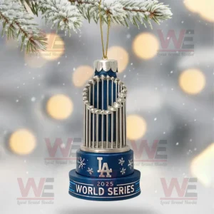 la dodgers world series 2025 champions christmas tree topper with ornament img 9 LqYIm