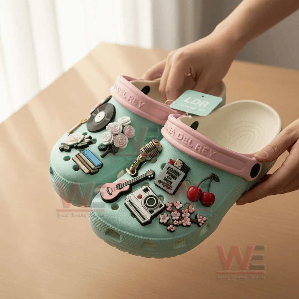 Lana Del Rey Crocs Crocband Clogs With Charms 5 Lana Del Rey Crocs Crocband Clogs With Charms - Image 5