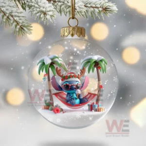 lilo and stitch x grinch christmas ornament img 4 injFP