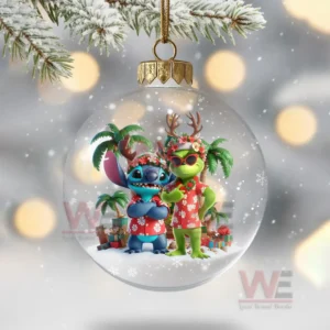lilo and stitch x grinch christmas ornament img 7 Mwikt
