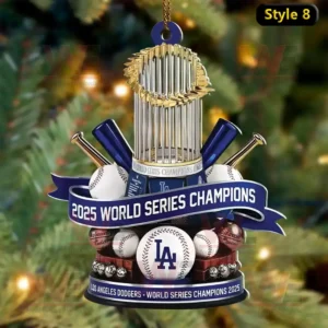 Los Angeles Dodgers 2025 World Series Champions Ornament 18 los angeles dodgers 2025 world series champions ornament img 8 rjiCT
