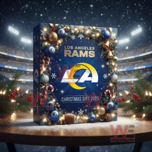 los angeles rams christmas tree topper with ornament img 11