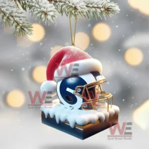 los angeles rams christmas tree topper with ornament img 6