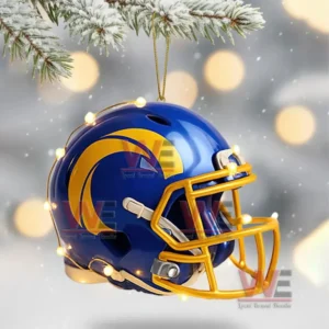 los angeles rams christmas tree topper with ornament img 8