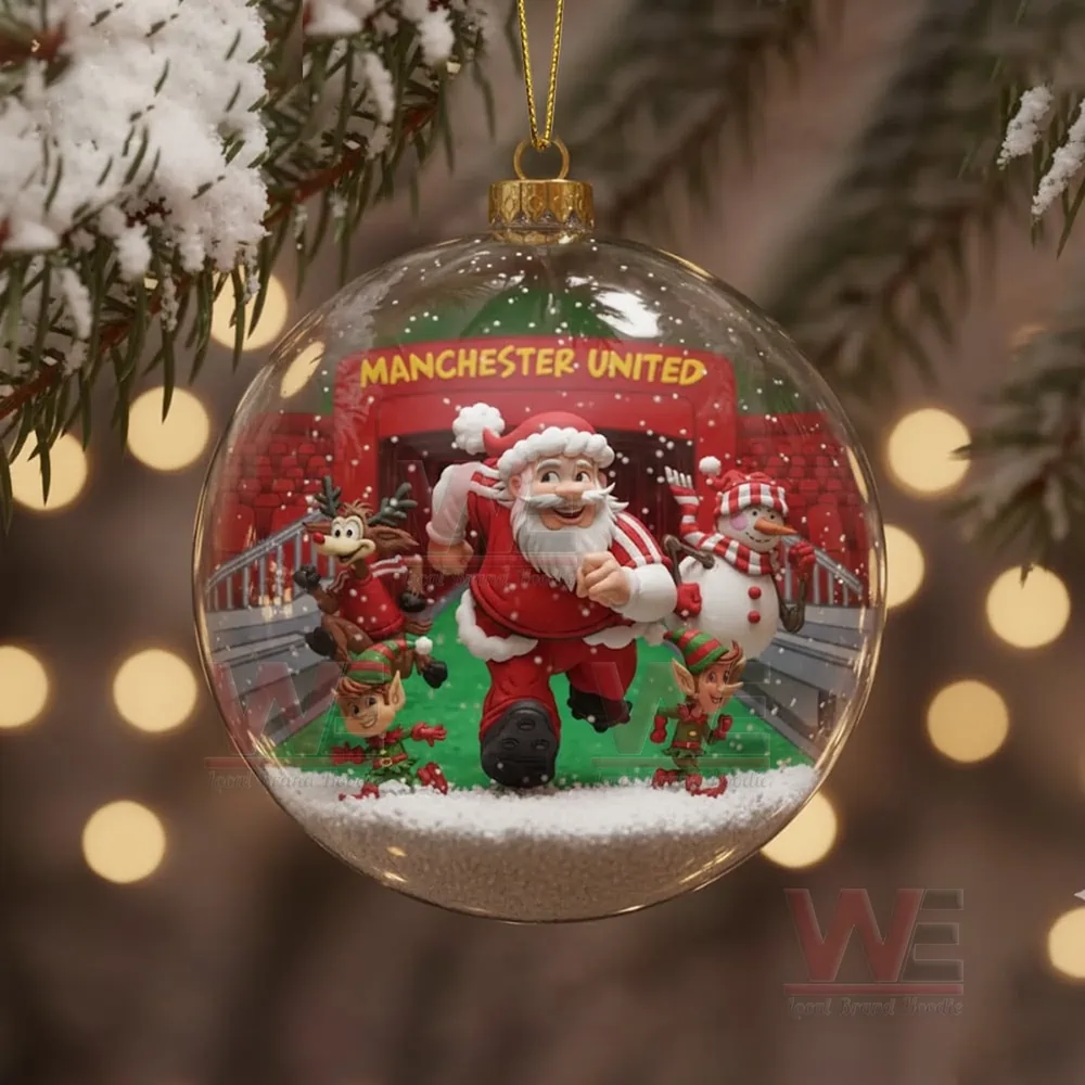 Manchester United Christmas Ornament 2025 5 Manchester United Christmas Ornament 2025 - Image 5