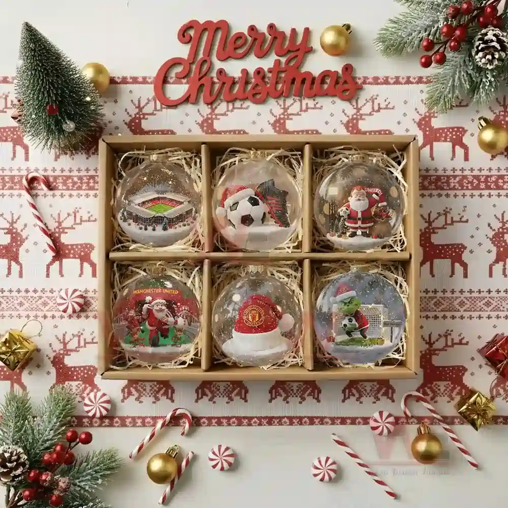 Manchester United Christmas Ornament 2025 8 Manchester United Christmas Ornament 2025 - Image 8