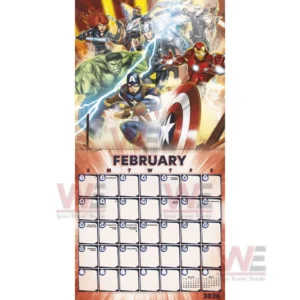 marvel heroes vs villains 2026 wall calendar img 10 ZwQjd