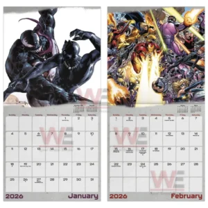 marvel heroes vs villains 2026 wall calendar img 5 VaOHR