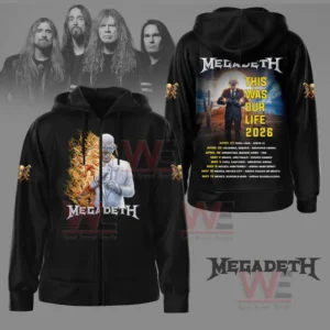 Megadeth this is Our Life 2026 Tour date Shirt 11 megadeth this is our life 2026 tour date shirt img 5 TaC47