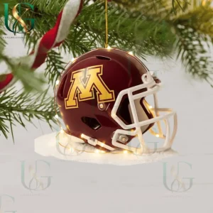 minnesota golden gophers christmas tree topper with ornament img 8