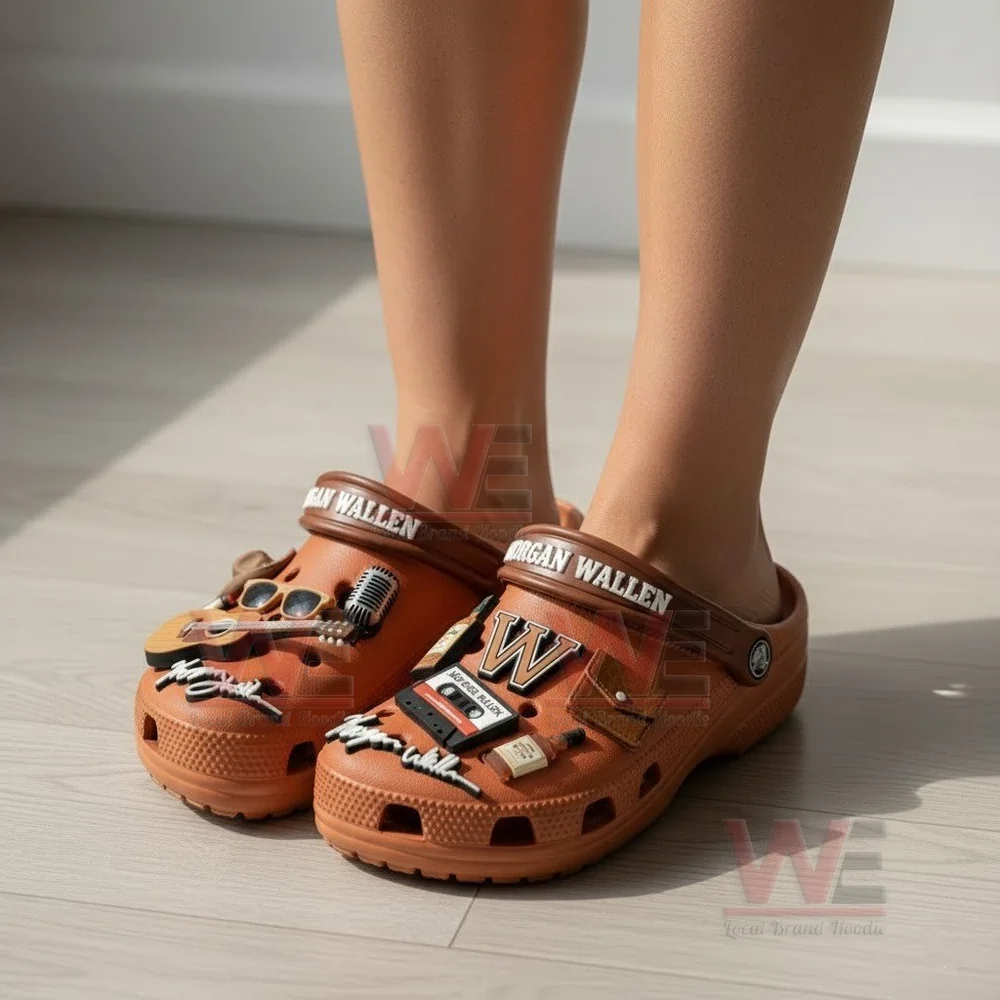 Morgan Wallen Crocs with Charms 5 Morgan Wallen Crocs with Charms - Image 5