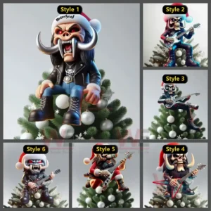 motorhead band christmas tree topper img 6