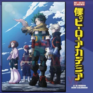 Four animated heroes standing on a rocky cliff beneath a bright blue sky!