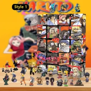Naruto advent calendar style 1 featuring anime characters and collectible mini figures.