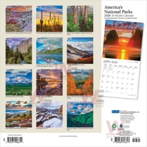 national park 2026 wall calendar img 6 jxufA