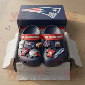 new england patriots crocs clogs with charms img 4 8DkIP