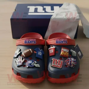 new york giants crocs clogs with charms img 4 7EmNO
