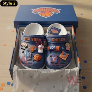 new york knicks nba crocs clogs with charms img 8