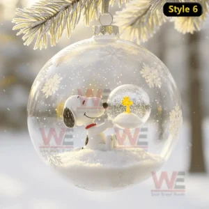 newest snoopy snow christmas ornament img 6 9cLrU