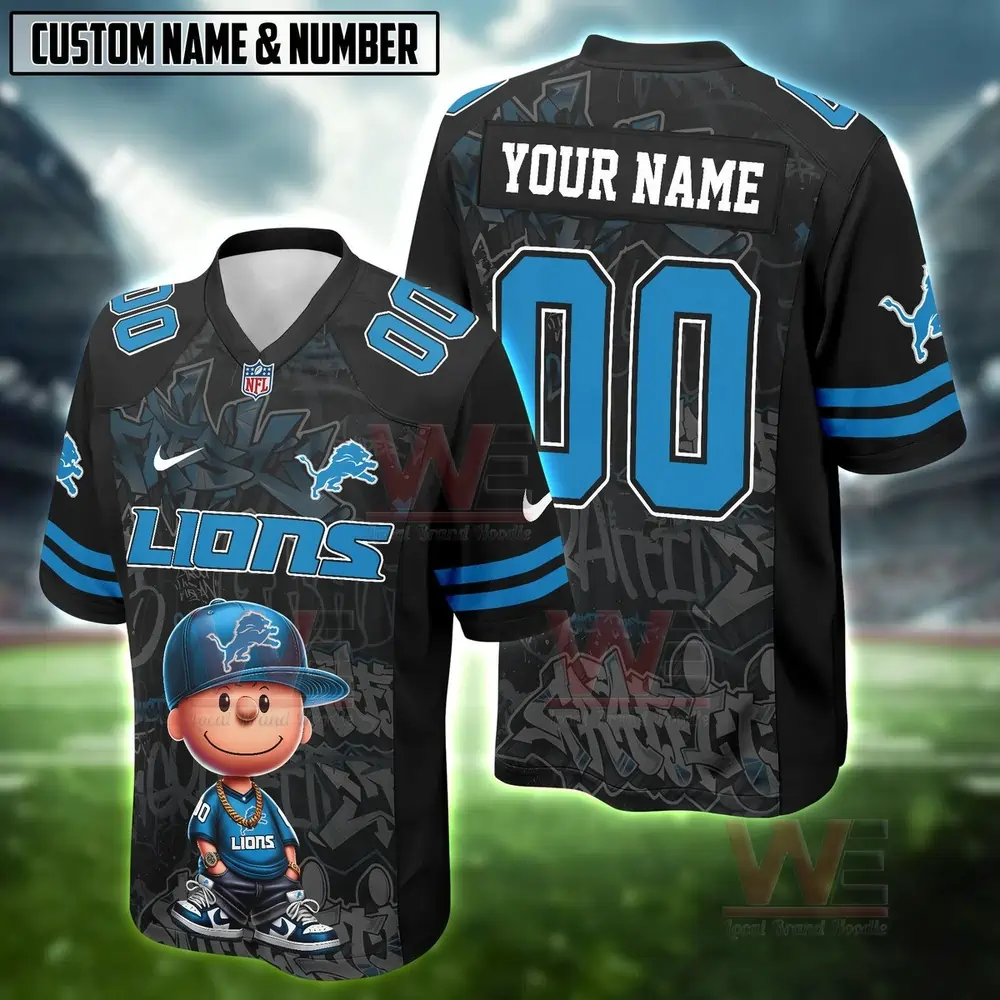 NFL Charlie Brown HipHop Vibes Football Jersey - WeLocalBrandHoodie